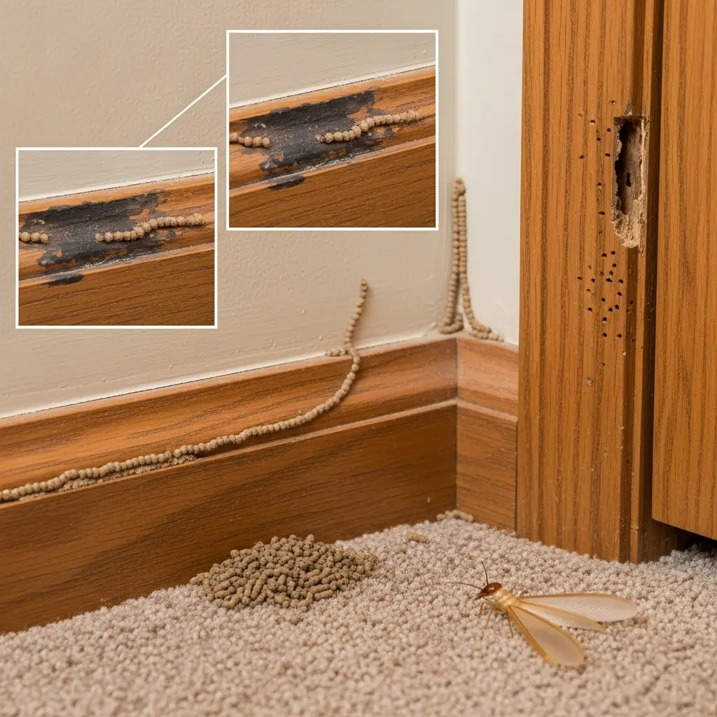 Signs of Subterranean Termite Infestation