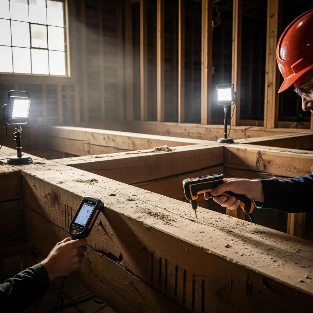 Advanced Moisture & Wood Structure Scanning